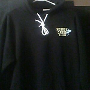 Forever 21 "Nobody Cares Club " pullover hoodie